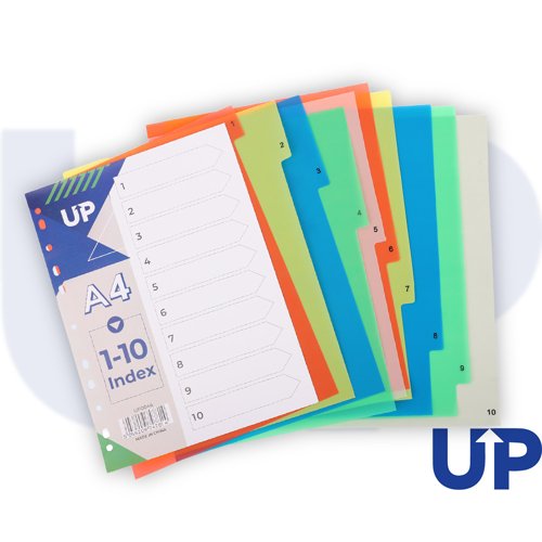 UP Index Polypropylene A4 1-UP Index Polypropylene A4 1-5 Multicolour, UP Index Polypropylene A4 1-10 Multicolour, UP Index Polypropylene A4 1-20 Multicolour, UP Index Polypropylene A4 1-31 Multicolour, UP Index Polypropylene A4 1-5 Multicolour, UP Index Polypropylene A4 1-10 Multicolour, UP Index Polypropylene A4 1-20 Multicolour, UP Index Polypropylene A4 1-31 Multicolour