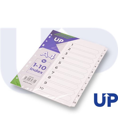 UP Index White Clear Tabs 1-UP Index White Clear Tabs 1-10, UP Index White Clear Tabs 1-20, UP Index White Clear Tabs 1-10, UP Index White Clear Tabs 1-20