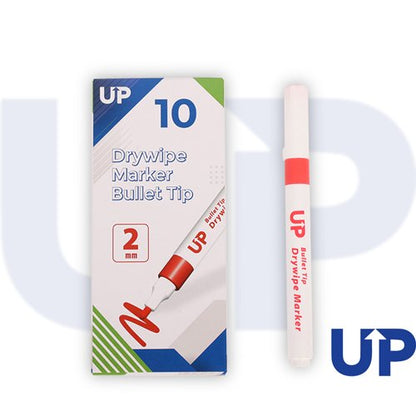 UP Drywipe Bullet Tip Marker UP Drywipe Bullet Tip Marker Blue (10), UP Drywipe Bullet Tip Marker Red (10), UP Drywipe Bullet Tip Marker Green (10), UP Drywipe Bullet Tip Marker Black (10), UP Drywipe Bullet Tip Marker Blue (10), UP Drywipe Bullet Tip Marker Red (10), UP Drywipe Bullet Tip Marker Green (10), UP Drywipe Bullet Tip Marker Black (10)