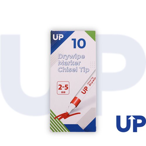 UP Drywipe Chisel Tip Marker UP Drywipe Chisel Tip Marker Black (10), UP Drywipe Chisel Tip Marker Blue (10), UP Drywipe Chisel Tip Marker Red (10), UP Drywipe Chisel Tip Marker Green (10), UP Drywipe Chisel Tip Marker Black (10), UP Drywipe Chisel Tip Marker Blue (10), UP Drywipe Chisel Tip Marker Red (10), UP Drywipe Chisel Tip Marker Green (10)