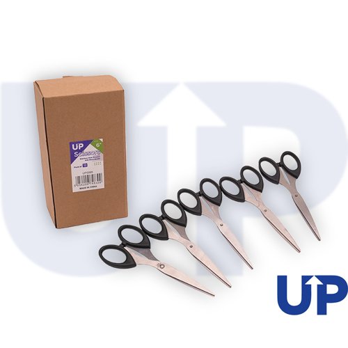 UP 6in Scissors with Black Handle (12)
