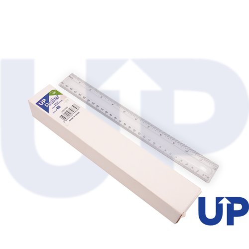 UP 300mm (12in) Ruler Clear (20)