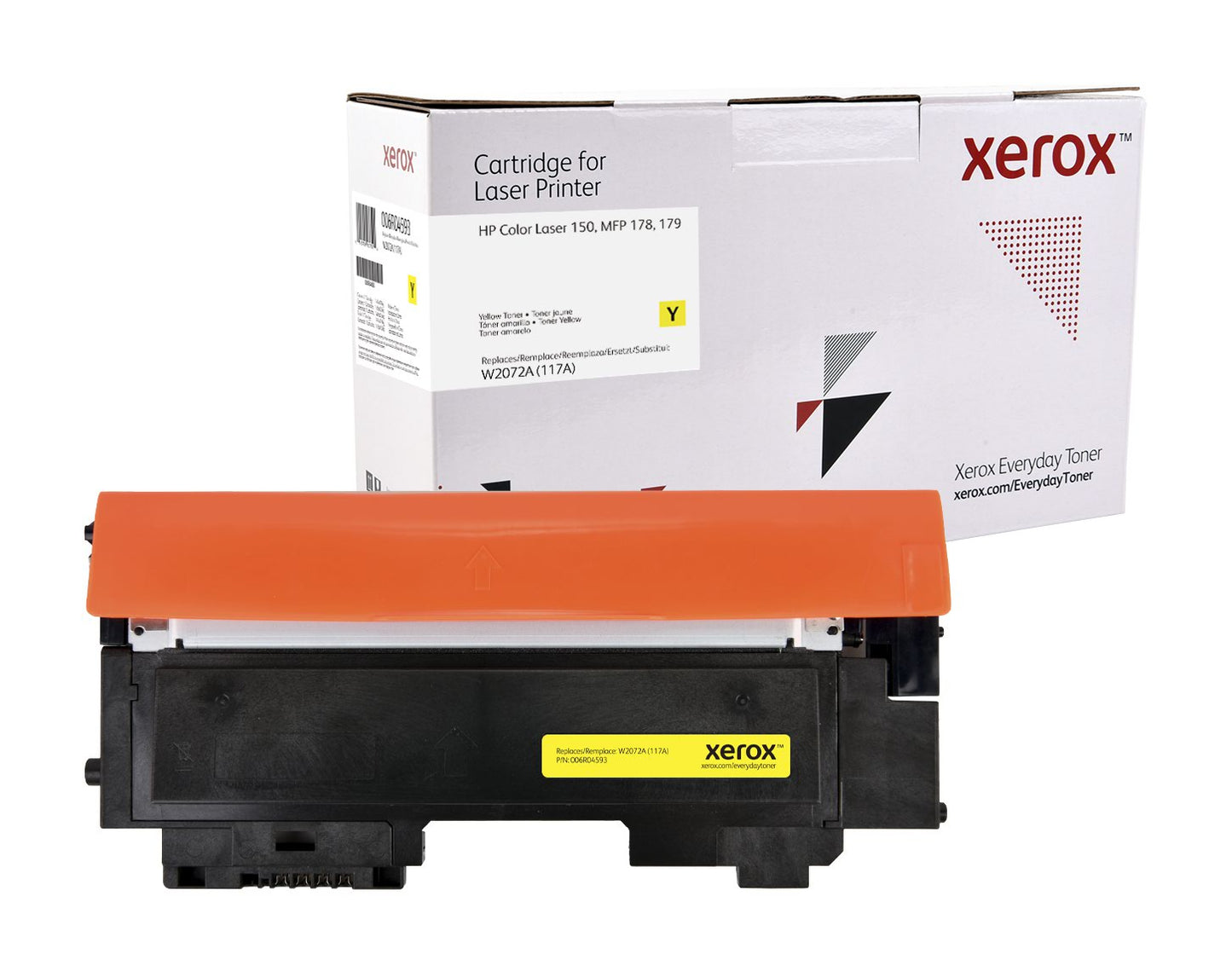 Xerox Everyday Toner For HP W2071A 117A Cyan Laser Toner 006R04592 700 Pages