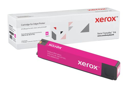 XET Pagewide Ink Xerox Everyday Ink For HP CN627AE 971XL Magenta Ink Cartridge 006R04597 6600 Pages