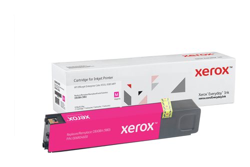 XET Pagewide Ink Xerox Everyday Ink For HP D8J08A 980 Magenta Ink Cartridge 006R04600 6600 Pages
