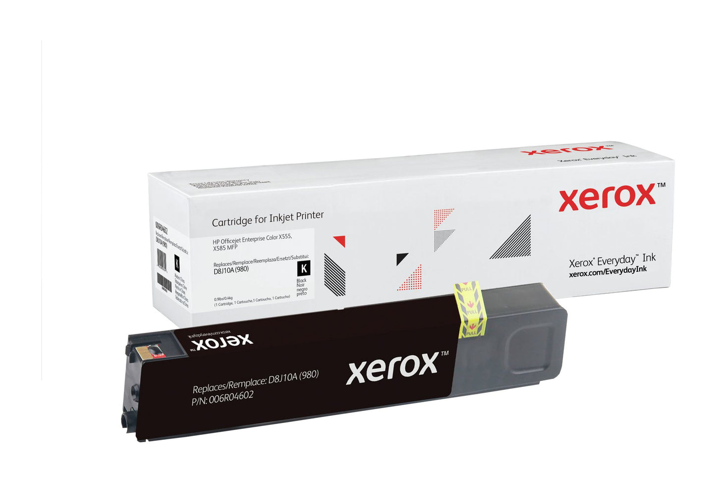 XET Pagewide Ink Xerox Everyday Ink For HP D8J09A 980 Yellow Ink Cartridge 006R04601 6600 Pages