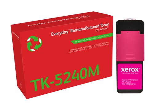 Xerox Everyday Remanufactured For Kyocera TK5240K Black Laser Toner 006R04809
