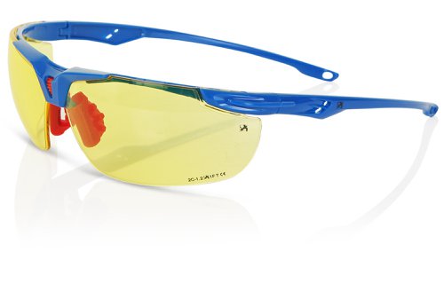 Beeswift Sports Style Safety Spectacle Clear, Grey, Yellow